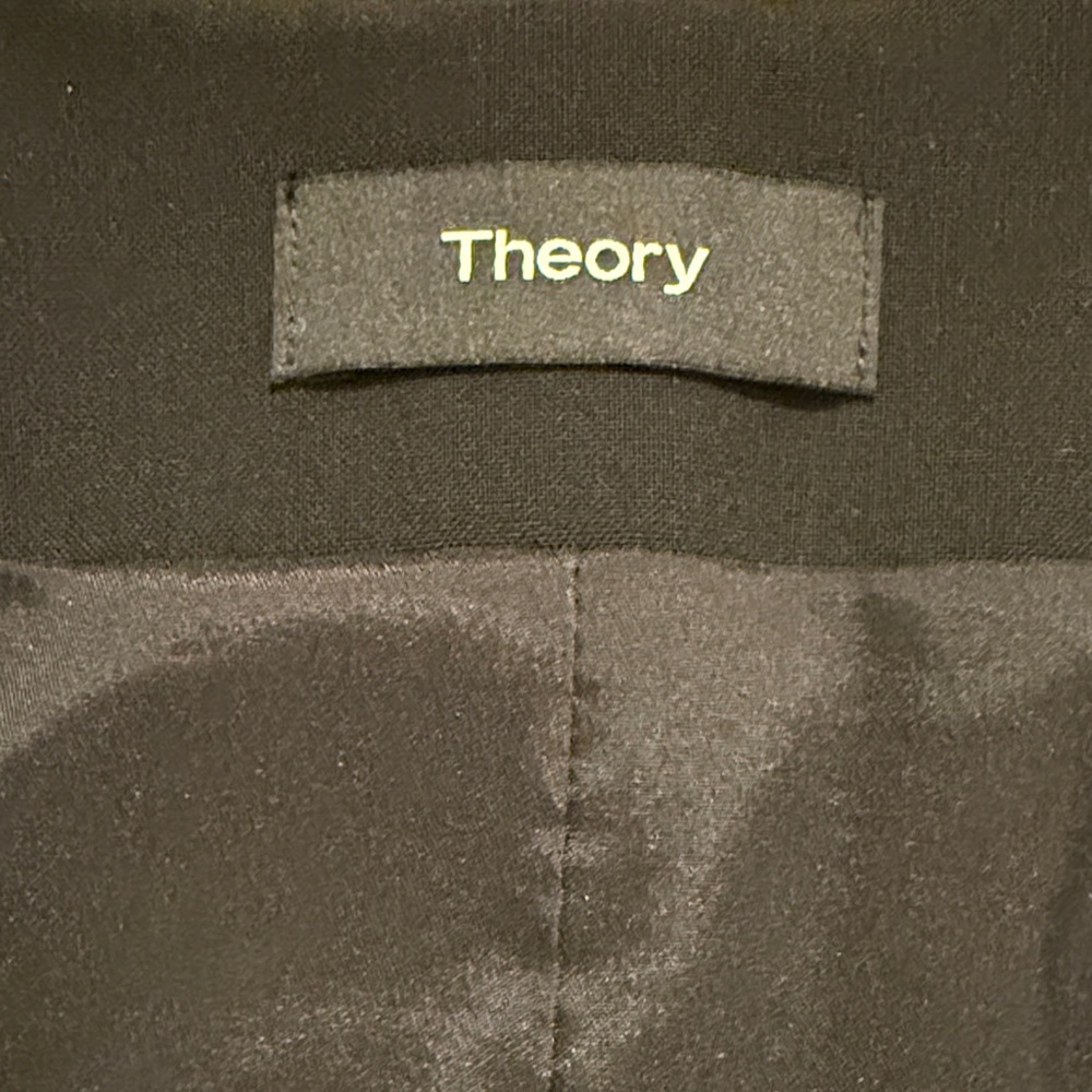 Theory Black Tailored Blazer - Picture 2 of 4
